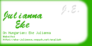 julianna eke business card